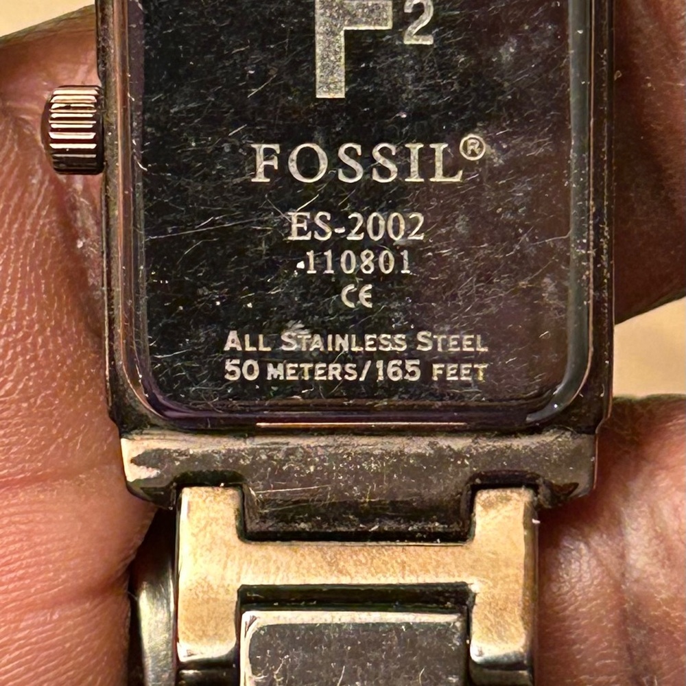 Fossil Brown Rectangular Watch - Picture 5 of 6